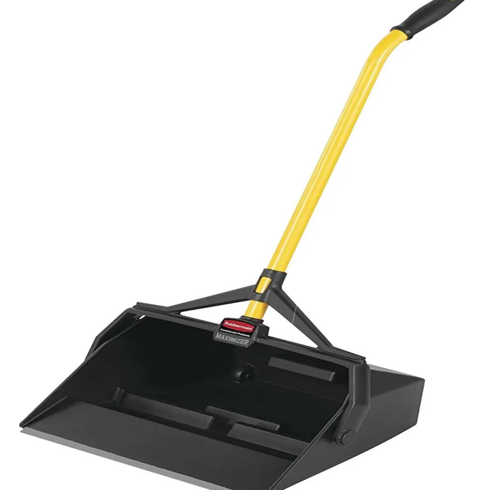 Rubbermaid Commercial Wet/Dry Debris Pan, 32 Oz Capacity, 16 7/8"H x 12"W x 29"D, Black