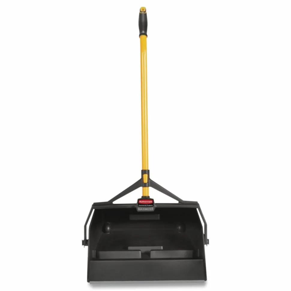 Rubbermaid Commercial Wet/Dry Debris Pan, 32 Oz Capacity, 16 7/8"H x 12"W x 29"D, Black