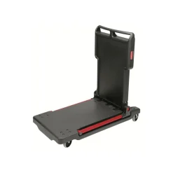 Rubbermaid Convertible Utility Cart/Platform Truck, Black/Red