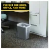 Rubbermaid Durable Rectangular Plastic Wastebasket, 7 Gallons, 15"H x 14-1/4"W x 10-1/4"D, Gray