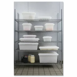 Rubbermaid Durable Rectangular Plastic Wastebasket, 3.25 Gallons, 12