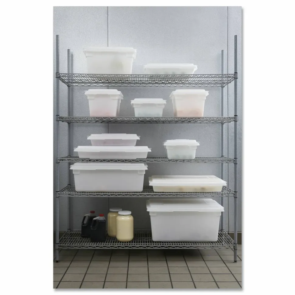 Rubbermaid Durable Rectangular Plastic Wastebasket, 3.25 Gallons, 12"H x 11-1/2"W x 8"D, Black