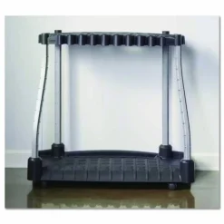 Rubbermaid FastTrack Garage Tool Tower Rack, Plastic, Holds Up to 40 Tools, 38" x 20.5" x 34.4", Black