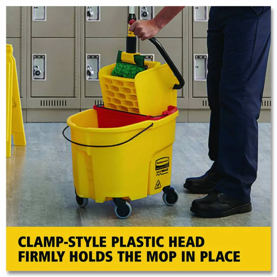 Rubbermaid Gripper Wet Mop Handle, 60", Fiberglass