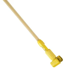 Rubbermaid Gripper Wet Mop Handle, 60", Wood
