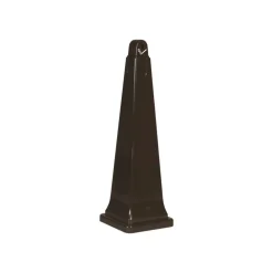 Rubbermaid GroundsKeeper Pyramid-Shaped Plastic/Steel Cigarette Waste Collector, 1 Gallon, 39 3/4