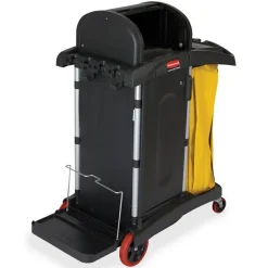 Rubbermaid High-Security Healthcare Cleaning Cart, 53 1/2