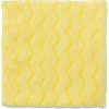 Rubbermaid HYGEN Microfiber Bathroom Cloth, 16" x 16", Yellow