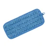 Rubbermaid Hygen Microfiber Floor Pads, 11", Blue, Pack Of 6 Pads