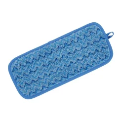 Rubbermaid Hygen Microfiber Floor Pads, 11", Blue, Pack Of 6 Pads