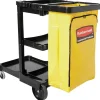 Rubbermaid Janitor Cart with 25-Gallon Zipper Vinyl Bag