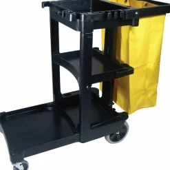 Rubbermaid Janitor Cart with 25-Gallon Zipper Vinyl Bag