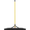 Rubbermaid Maximizer Push-To-Center Broom, 36", Black/Yellow