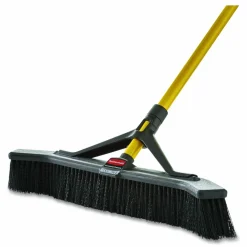 Rubbermaid Maximizer Push-To-Center Broom, 36