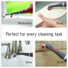 Rubbermaid Multi-Purpose Cordless Battery Power Scrubber, Red/White Nylon Bristles, 12.68" Brush, 7" Red/Black Handle