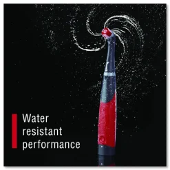 Rubbermaid Reveal Power Scrubber, Red/White Nylon Bristles, 1.73
