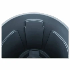 Rubbermaid Round Brute Container, 32 Gallons, Gray