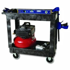 Rubbermaid 2-Shelf Service/Utility Cart, 31 1/4