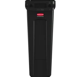 Rubbermaid Slim Jim Commercial Rectangular Plastic Waste Receptacle, 23 Gallons, 30