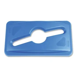 Rubbermaid Slim Jim Recycling Lid, Blue