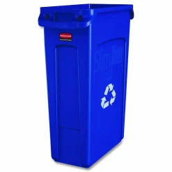 Rubbermaid Slim Jim Recycling Lid, Blue
