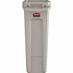 Rubbermaid Slim Jim Waste Container With Vents Channels, 23 Gallons, 30