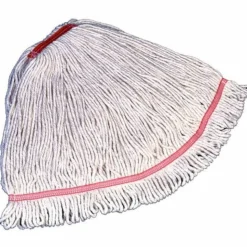 Rubbermaid Swinger Loop Wet Mop, Large 5" Headband, White