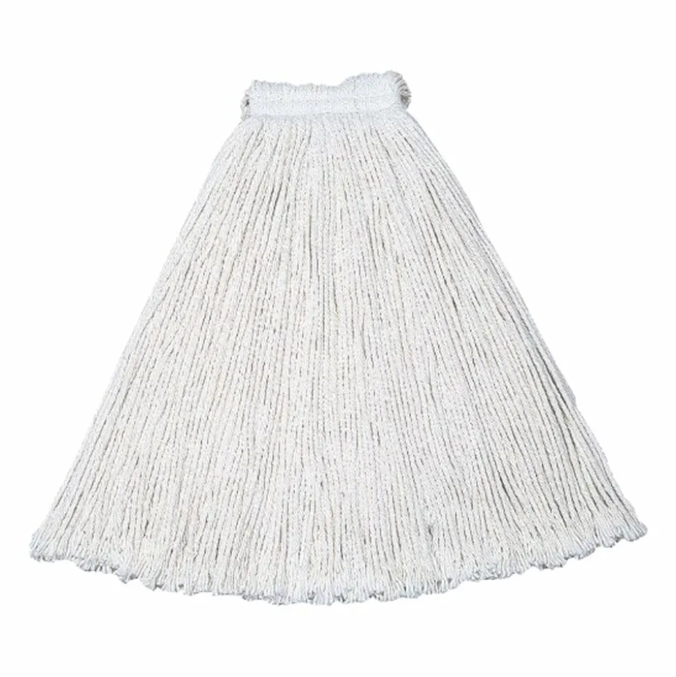 Rubbermaid Value-Pro Cotton Mop Head, #24, Pack Of 12