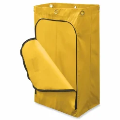 Rubbermaid Zippered Vinyl Cleaning Cart Bag, 24 Gallon, 30 1/2