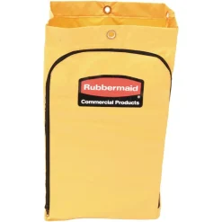 Rubbermaid Zippered Vinyl Cleaning Cart Bag, 24 Gallon, 30 1/2