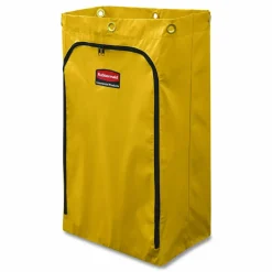 Rubbermaid Zippered Vinyl Cleaning Cart Bag, 24 Gallon, 30 1/2