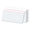Ruled Index Cards, 3" x 5", White, Pack Of 500