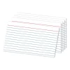 Ruled Index Cards, 5" x 8", White, Pack Of 100