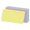 Ruled Rainbow Index Cards, 3" x 5", Assorted Colors, Pack Of 100