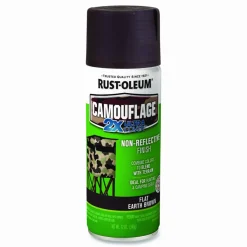 Rust-Oleum Camouflage Spray Paint, Flat Earth Brown, 12 oz Aerosol Can