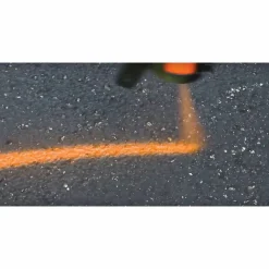 Rust-Oleum Industrial Choice M1600 System Solvent-Based Precision Line Marking Paint, Flat Fluorescent Orange, 17 oz Aerosol Can, 12/CT
