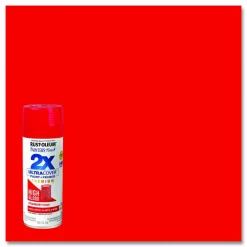 Rust-Oleum Painter's Touch 2X Ultra Cover Spray Paint, High Gloss Strawberry Fields, 12 oz Aerosol Can, 6/Carton