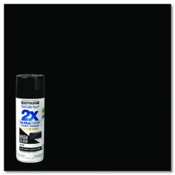 Rust-Oleum Painter's Touch 2X Ultra Cover Spray Paint, High Gloss Black, 12 oz Aerosol Can, 6/Carton