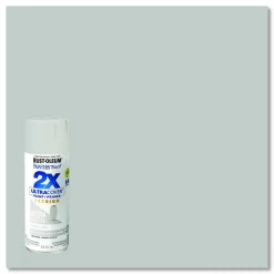 Rust-Oleum Painter's Touch 2X Ultra Cover Spray Paint, Ultra Matte Gray, 12 oz Aerosol Can