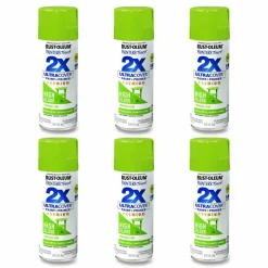 Rust-Oleum Painter's Touch 2X Ultra Cover Spray Paint, High Gloss Tropical Leaf, 12 oz Aerosol Can, 6/Carton