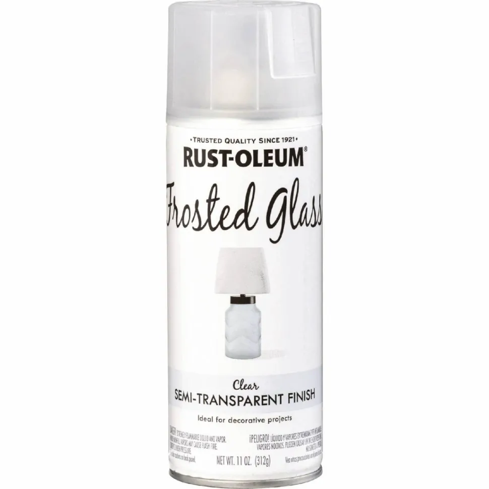 Rust-Oleum Specialty Frosted Glass Spray Paint, Matte Clear, 11 oz Aerosol Can