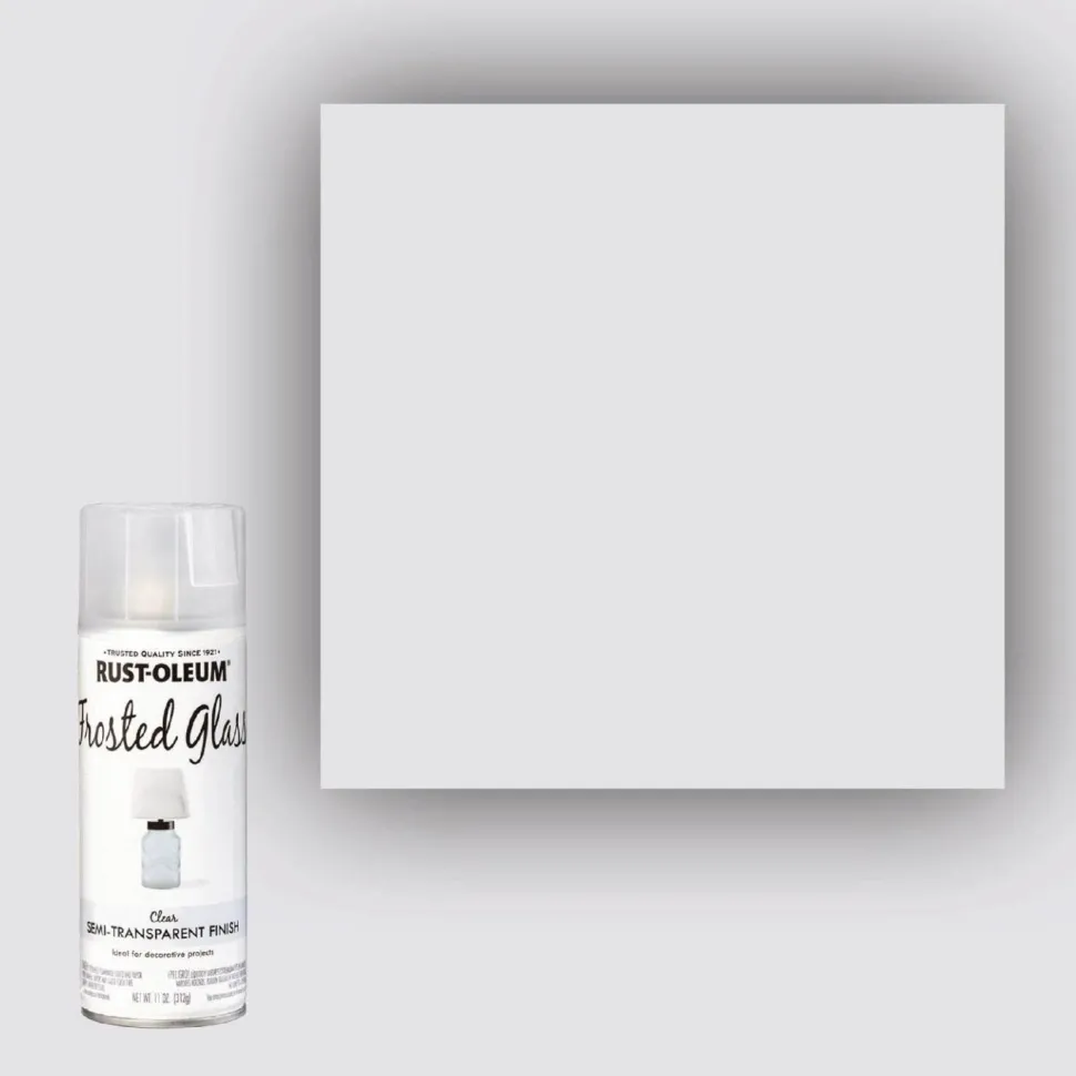 Rust-Oleum Specialty Frosted Glass Spray Paint, Matte Clear, 11 oz Aerosol Can