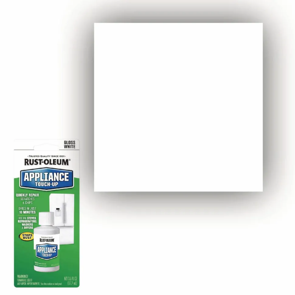 Rust-Oleum Specialty Gloss White Appliance Epoxy Touch, Gloss White, 0.6 oz Bottle, 6/Carton