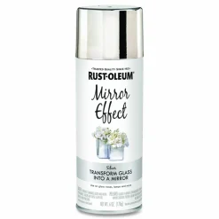 Rust-Oleum Specialty Mirror Effect Spray Paint, High Gloss Mirror, 6 oz Aerosol Can
