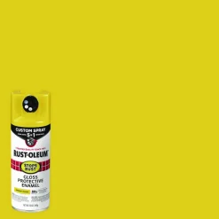 Rust-Oleum Stops Rust 5-in-1 Spray Paint, Gloss Sunburst Yellow, 12 oz Aerosol Can