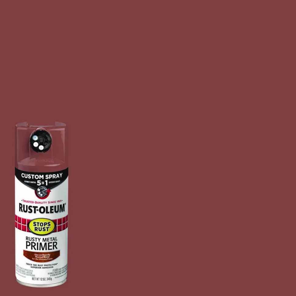 Rust-Oleum Stops Rust 5-in-1 Spray Paint, Rusty Metal, 12 oz Aerosol Can