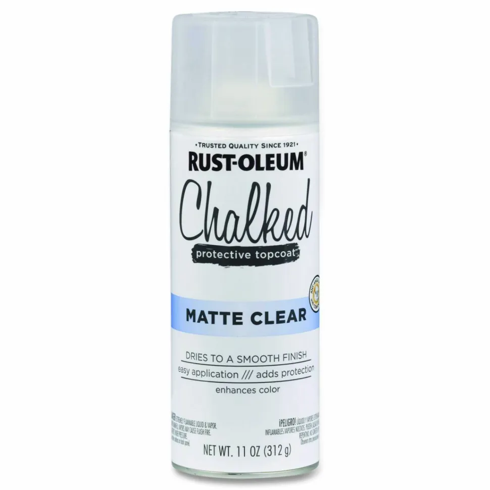 Rust-Oleum Ultra Matte Chalked Paint, Matte Clear, 12 oz Aerosol Can