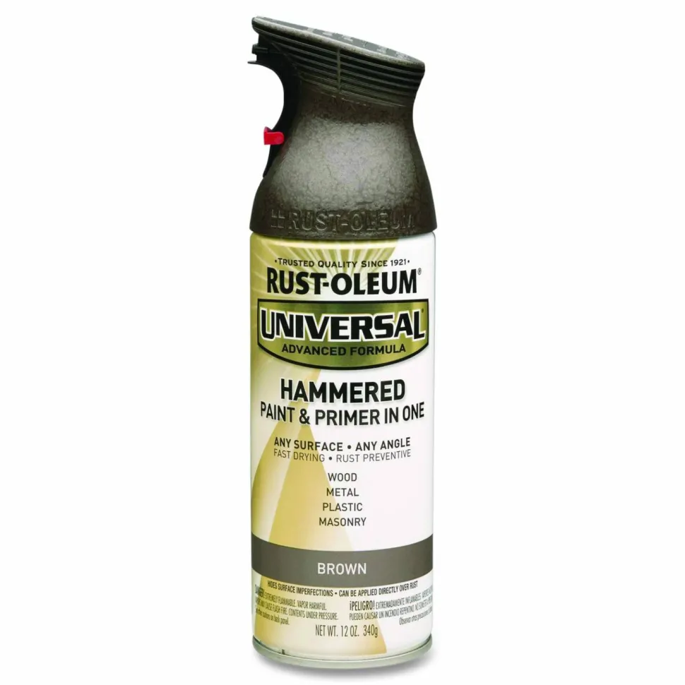 Rust-Oleum Universal Premium Spray Paint, Hammer Brown, 12 oz Aerosol Can