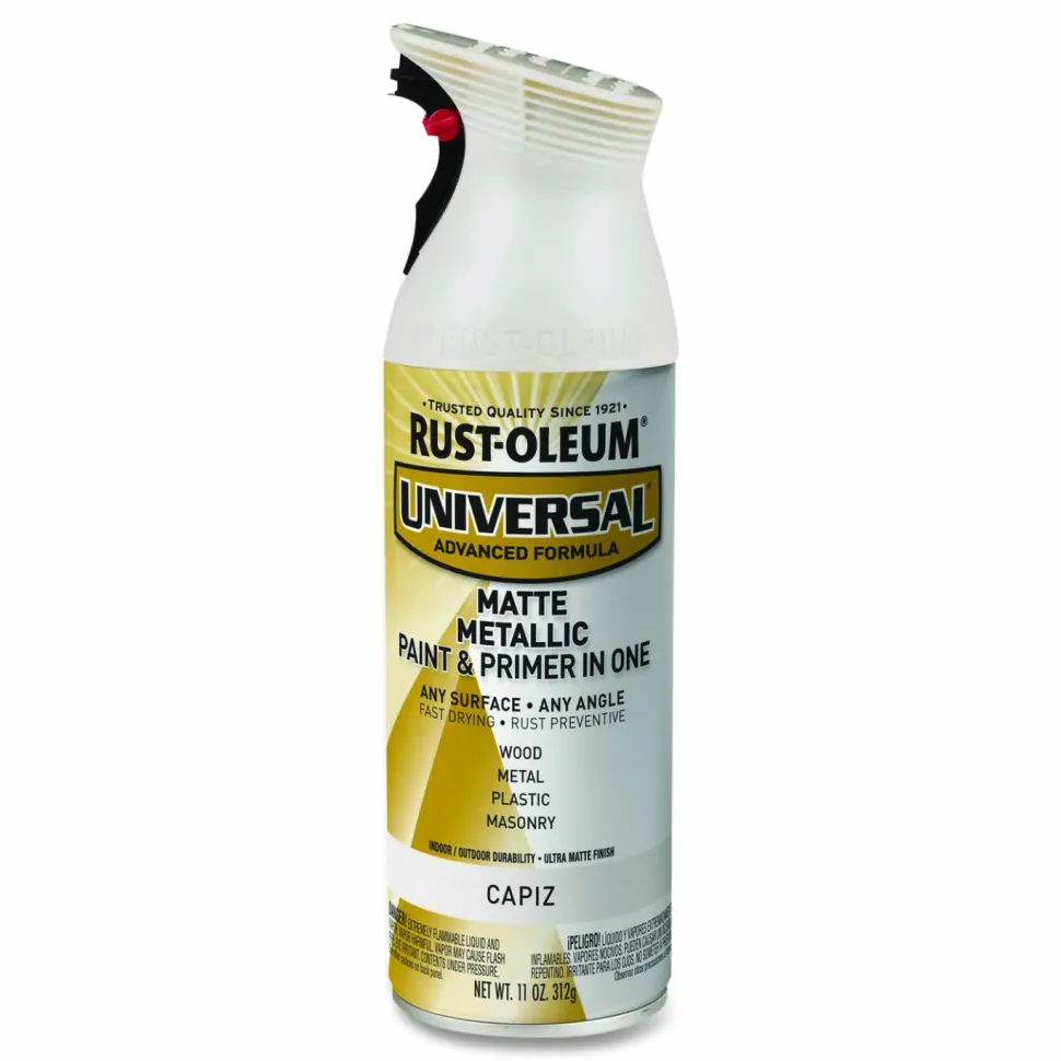 Rust-Oleum Universal Premium Spray Paint, Metallic Capiz, 11 oz Aerosol Can