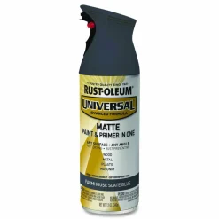 Rust-Oleum Universal Premium Spray Paint, Matte Slate Blue, 12 oz Aerosol Can